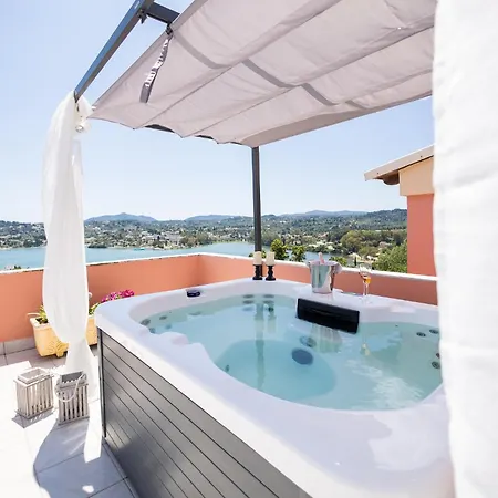 펜션 Swan House By Corfu Collection - Panoramic View In