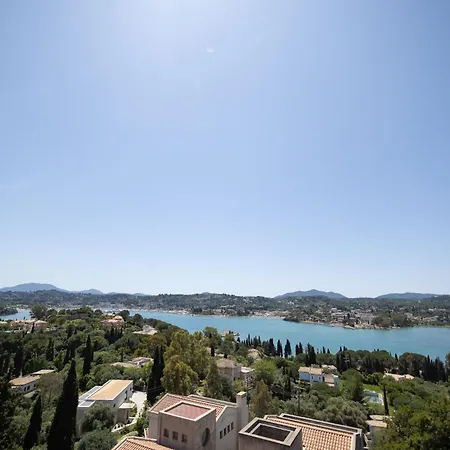 펜션 Swan House By Corfu Collection - Panoramic View In 코메넌