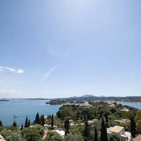 펜션 Swan House By Corfu Collection - Panoramic View In 코메넌